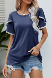 Plain Tulip Short Sleeves Top