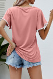 Plain Tulip Short Sleeves Top