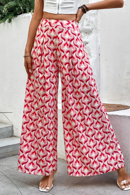 Rosy High Waist Wide Leg Flare Pants