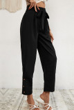 Black High Waist Skinny Pants