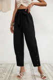 Black High Waist Skinny Pants