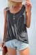 Plain Sleeveless Twist Knot Tank Top