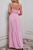 Plain Spaghetti Straps Maxi Dress