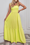 Plain Spaghetti Straps Maxi Dress