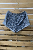 Leopard Camou Splicing Shorts
