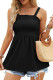 Sleeveless Smocked Babydoll Top