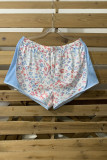 Leopard Camou Splicing Shorts
