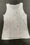 Independence Day US Flag Print Tank Top