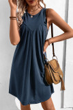 Plain High Waist Tank Dress
