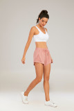 Plain Drawstring Elastic Wasit Sports Shorts