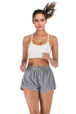 Plain Drawstring Elastic Wasit Sports Shorts