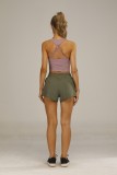 Plain Drawstring Elastic Wasit Sports Shorts