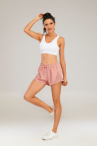 Plain Drawstring Elastic Wasit Sports Shorts