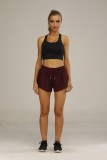 Plain Drawstring Elastic Wasit Sports Shorts