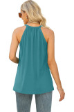 Lace Splicing Halter Tank Top