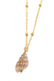 Alloy Shell Necklace MOQ 5pcs