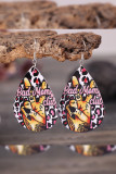 Bad Mom Leopard Earrings MOQ 5PCS