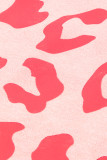 Pink Leopard Bleached Boyfriend T Shirt