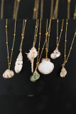 Alloy Shell Necklace MOQ 5pcs