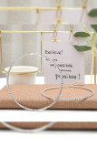 Round Circle Earrings MOQ 5PCS