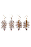 Boho Shell Knit Earrings MOQ 5pcs