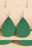 Metallic Water Drop Earrings MOQ 5pcs