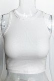 Plain Sleeveless Crop Tank Top