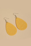 Metallic Water Drop Earrings MOQ 5pcs