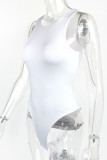 Plain Seamless Sleeveless Bodysuit