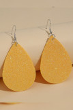 Metallic Water Drop Earrings MOQ 5pcs