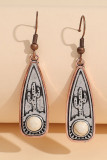 Retro Cactus Earrings MOQ 5pcs