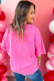 Rose Rhinestone MAMA Graphic T Shirt