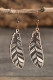 Feather Wooded Earrings MOQ 5PCS