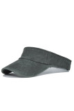 Distressed Topless Peaked Cap
