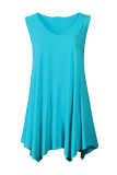 Irregular Hem Ruffle Tank Top