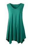 Irregular Hem Ruffle Tank Top