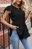 Plain Eyelet Baydoll Top