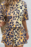 Tie Dye Printed Top With Shorts 2pcs Set