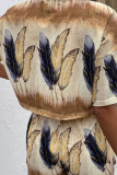 Tie Dye Printed Top With Shorts 2pcs Set