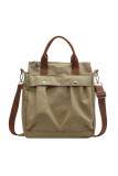Zipper Canvas Crossbody Shoulder Bag