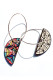 Cobweb Mosaic Print Earrings MOQ 5PCS