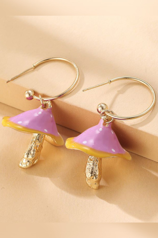 Mushroom Earrings MOQ 5pcs
