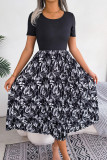 Floral Printed Pleated Midi Dress