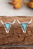 Turquoise Bull Earrings MOQ 5pcs