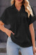 Plain Short Sleeves Shirt with Pockets