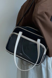 Zipper Crossbody Shoulder Tote Bag