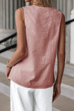 Sleeveless V Neck Spaghetti Tank Top