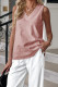 Sleeveless V Neck Spaghetti Tank Top