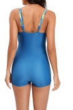 Spaghetti Smocked One Piece Swimsuit