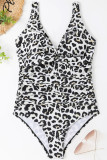 Twist Knot Smocked One Piece Swimsuit